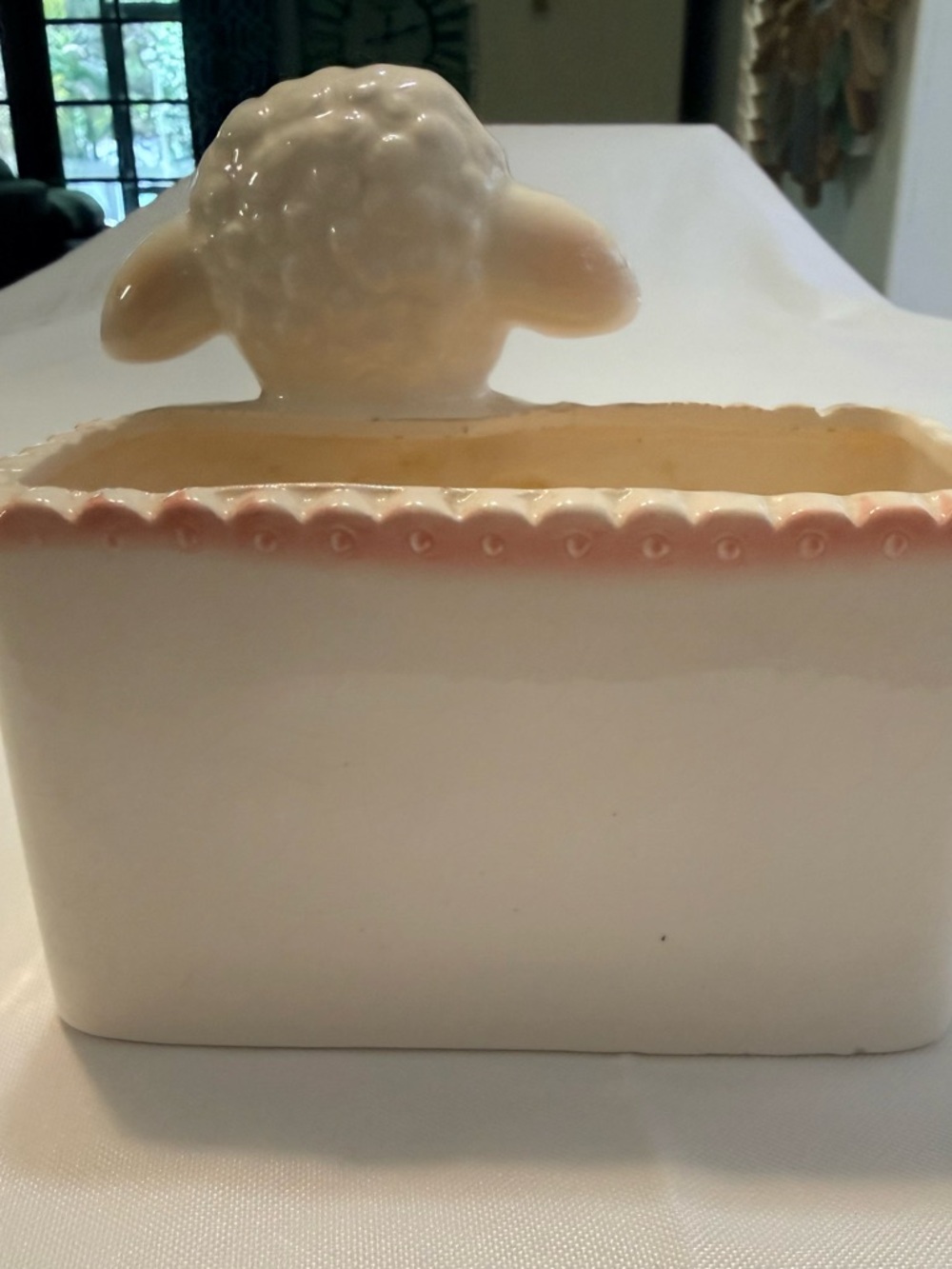 Vintage planter Nancy Pew baby lamb - Picture 4 of 7
